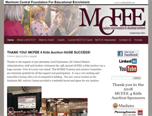 Tablet Screenshot of mcfee4kids.org